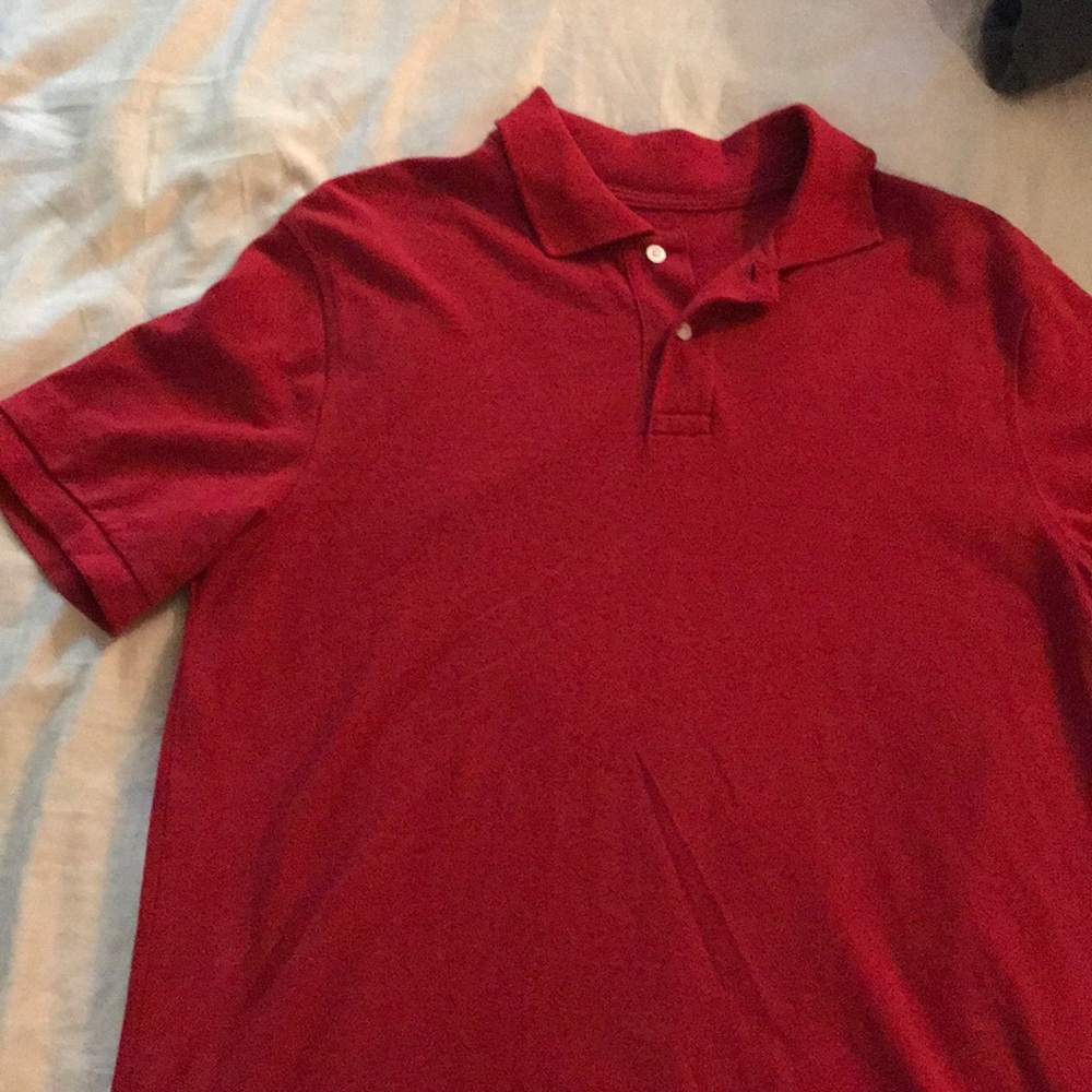 SOLD🚫Merona red short sleeve polo medium